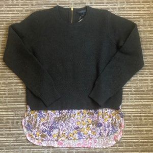 NWT J.Crew Sweater w/Liberty of London - Size S